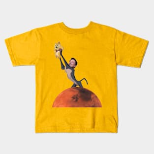 Doge To Mars Kids T-Shirt